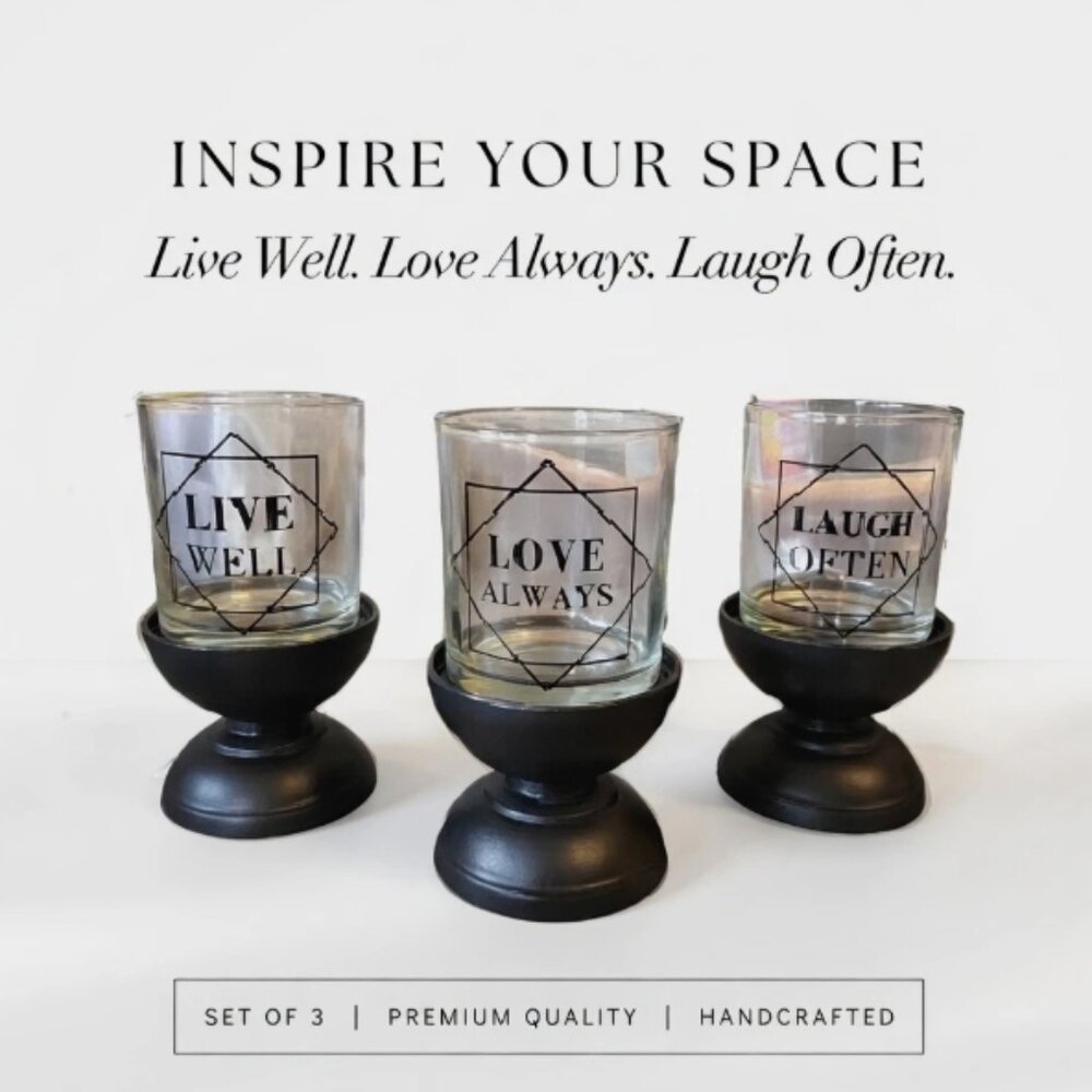 True Living Essentials Candle holder